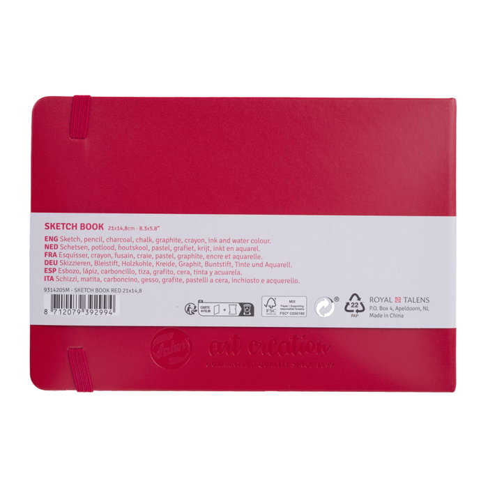 Talens Art Creation Cuaderno de Bocetos Rojo 14.8 x 21 cm 80 Hojas Talens Art Creation Cuaderno de Bocetos Rojo 14.8 x 21 cm 80 Hojas